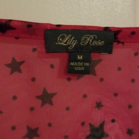 Sheer button up crop top - Picture 5 of 5